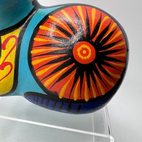 Vintage Puerto Vallarte 1990 Art Deco Cool Mexican Cat Ceramic Home Decor - Picture 5 of 13